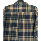 Tommy Bahama LS Shirt Men's 3XLB Big & Tall "Baranco Plaid" Indigo Palms