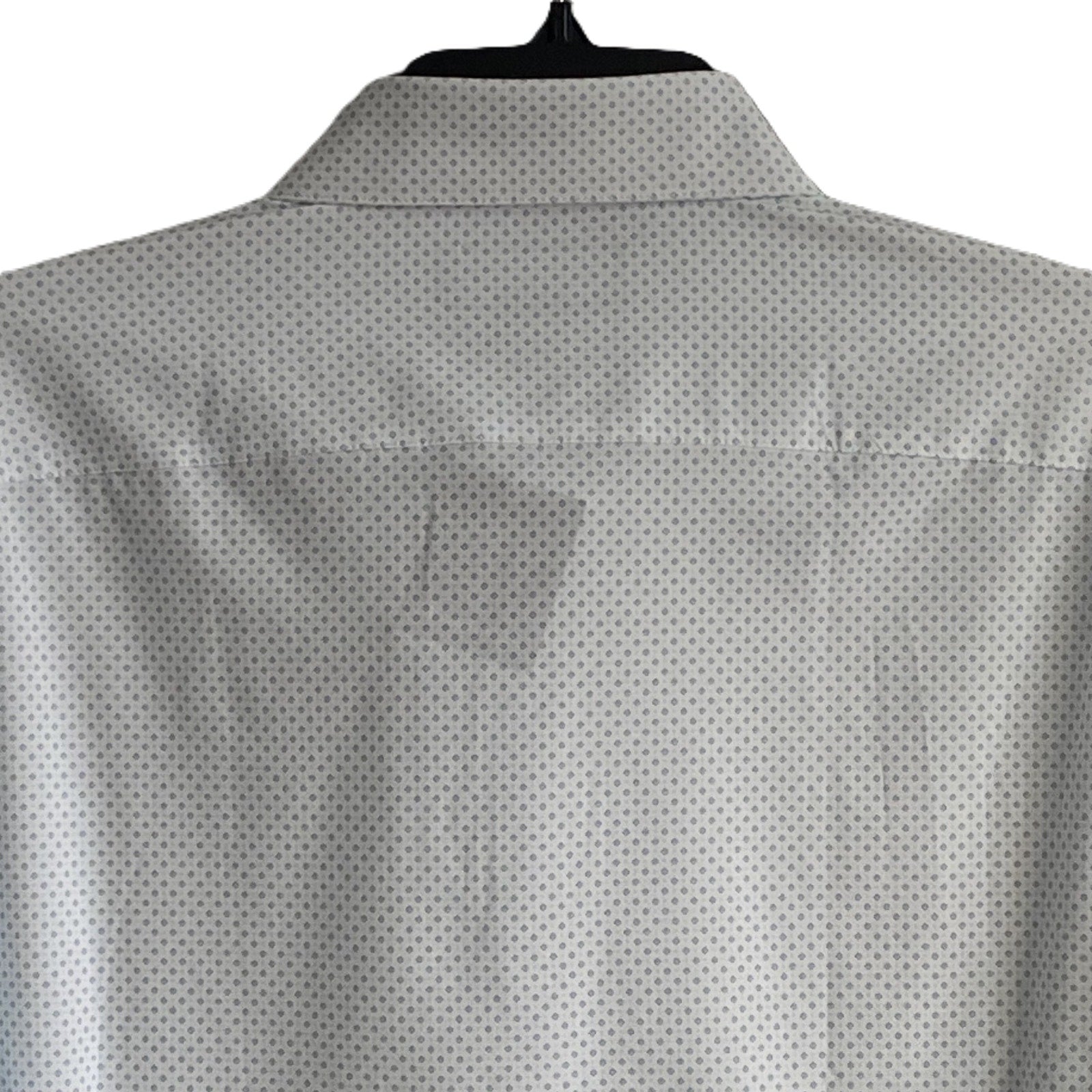 Mizzen+Main Shirt Men's XXL Leeward Trim Fit Long Slv White Double Diamond