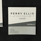 Perry Ellis Portfolio Pants Men's 33"x29" Dress Pants Modern Fit Caviar