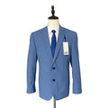 Bar III Suit Jacket Men's 44 Regular Slim Fit Wool Blend Stretch Light Blue