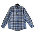Polo Ralph Lauren Shirt Men's Large Classic Fit Long Sleeve Blue Plaid
