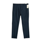Perry Ellis Portfolio Pants Men's 34"x32" Dress Pants Slim Fit Dark Blue
