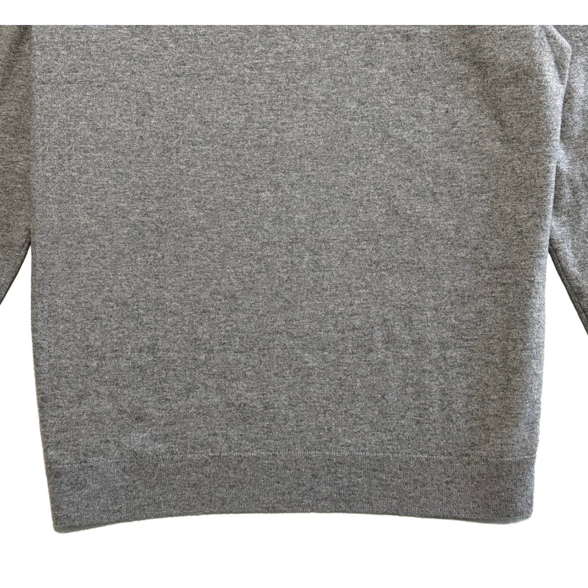 Boss H-Hemario Quarter Zip Sweater Men's 4XT Big & Tall Wool Cashmere Gray