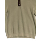 Michael Kors Polo Shirt Men's Large Short Sleeve Knit Cotton Dusty Sage