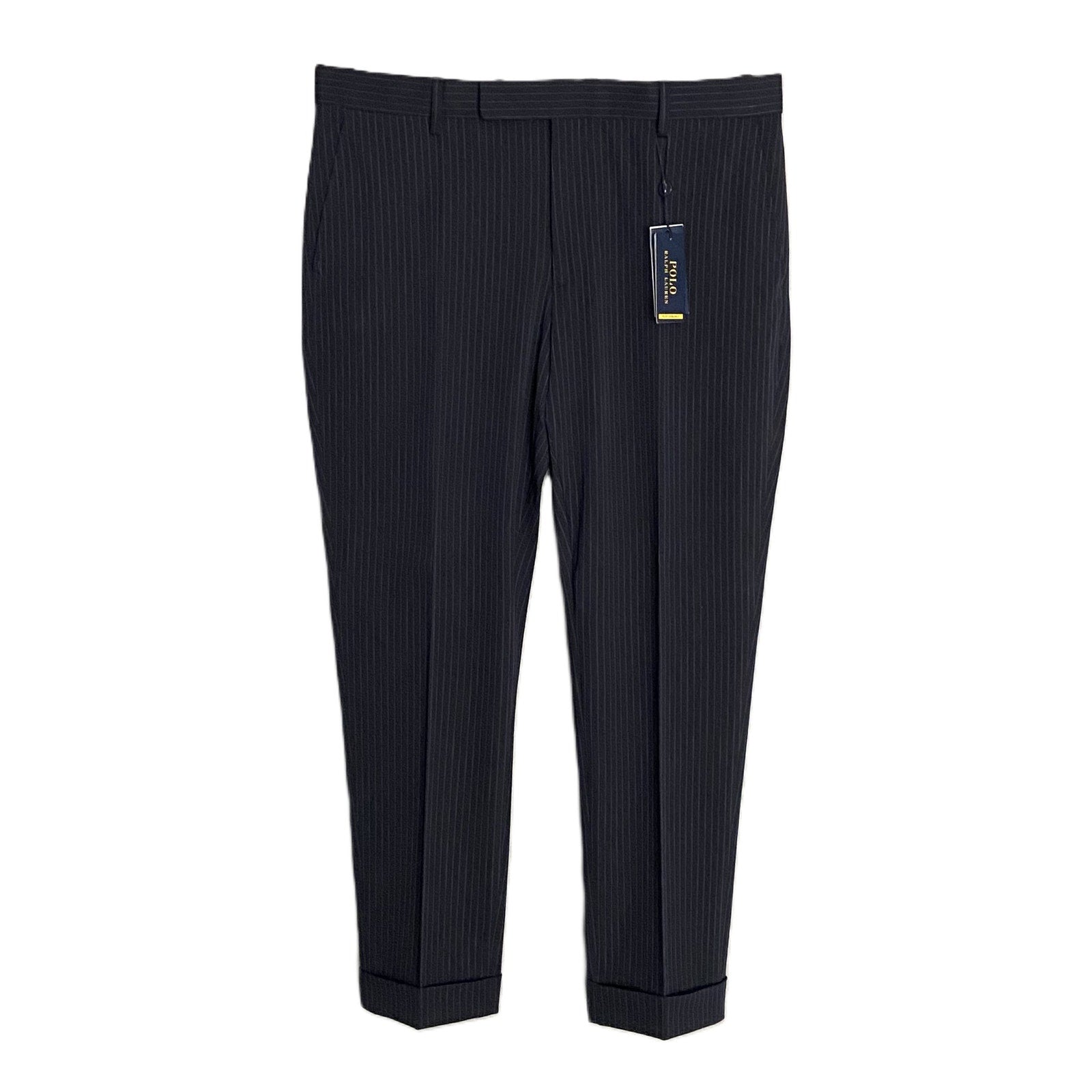 Polo Ralph Lauren Pants Men's 36x30 Performance Suit Pant Blue Pinstripe