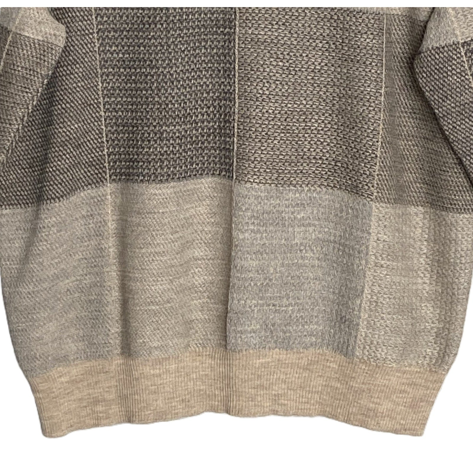 Daniel Cremieux Knit Sweater Men's XL Crew Neck Alpaca Wool Blend Oatmeal