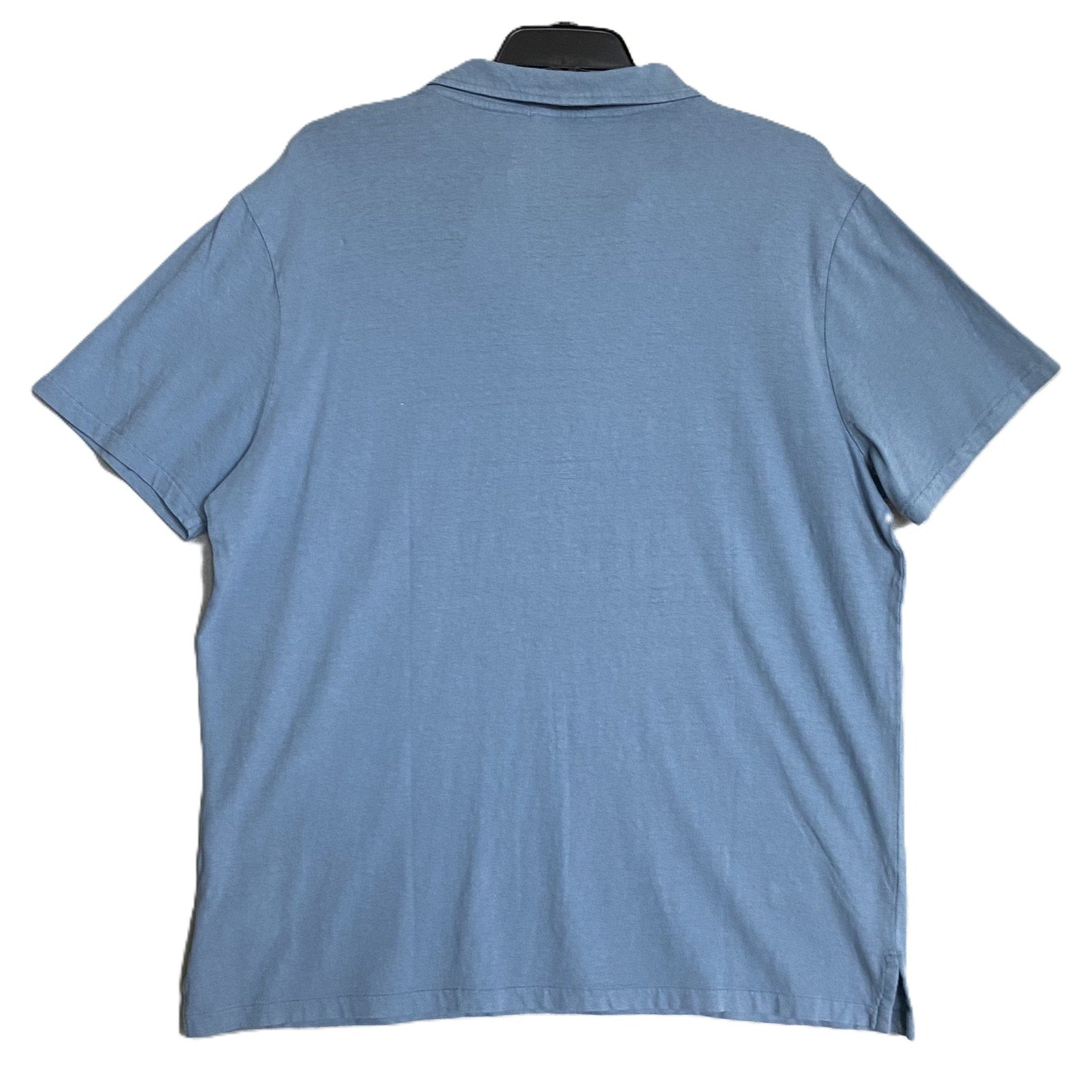 Polo Ralph Lauren Shirt Men's XL Buttonless Polo Cotton Linen Blue
