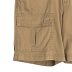 Roundtree & Yorke Shorts Men's 28W Cargo Shorts Classic Fit 7" Inseam Tan