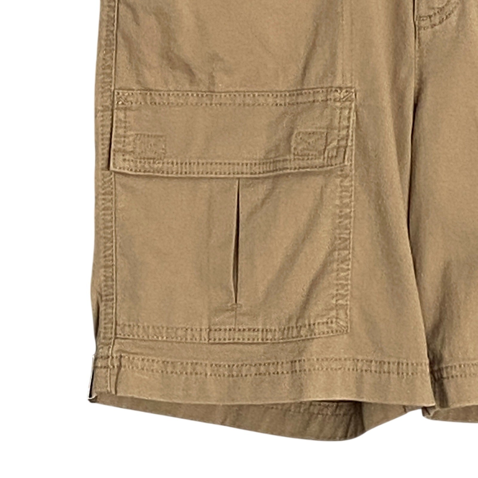 Roundtree & Yorke Shorts Men's 28W Cargo Shorts Classic Fit 7" Inseam Tan