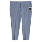 Lauren Ralph Lauren Men's 44x32 Classic Fit Flat Front Suit Pants Light Blue