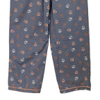 Ted Baker Sleep Pant Men's Small Woven Cotton Drawstring Pockets Dark Gray