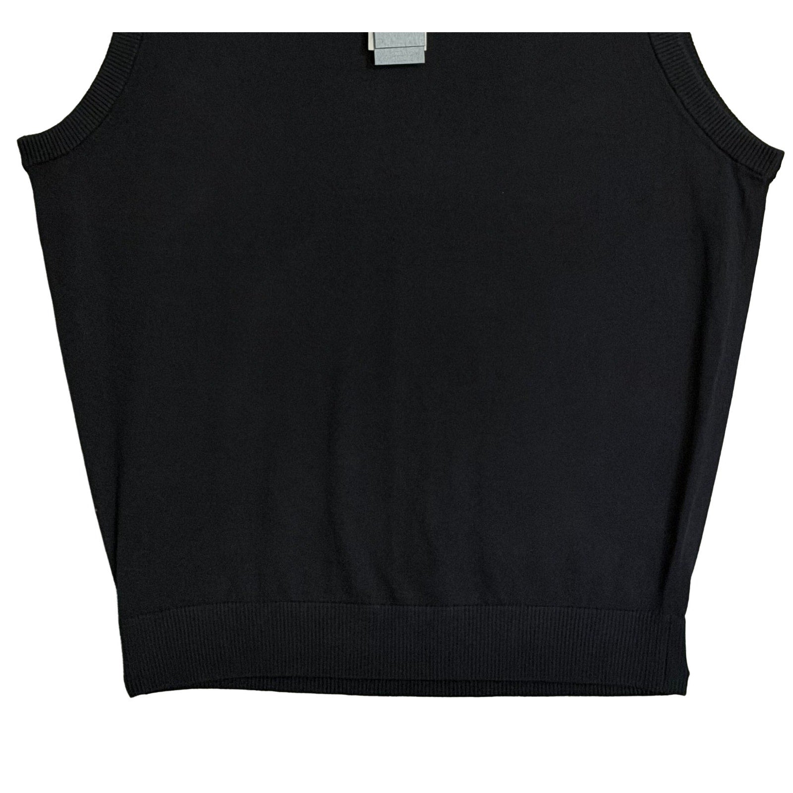 Daniel Cremieux Sweater Vest Men's Large Supima Cotton Cashmere Navy