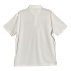 Daniel Cremieux Polo Shirt 38 Men's Medium Supima Cotton Shirt White Stripe