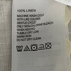 Tommy Bahama Men's 3XL Marlin & Stripes Long Sleeve Linen Shirt White