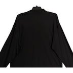 Daniel Cremieux Mock Neck Shirt Signature Solid Interlock Men's XXL Black
