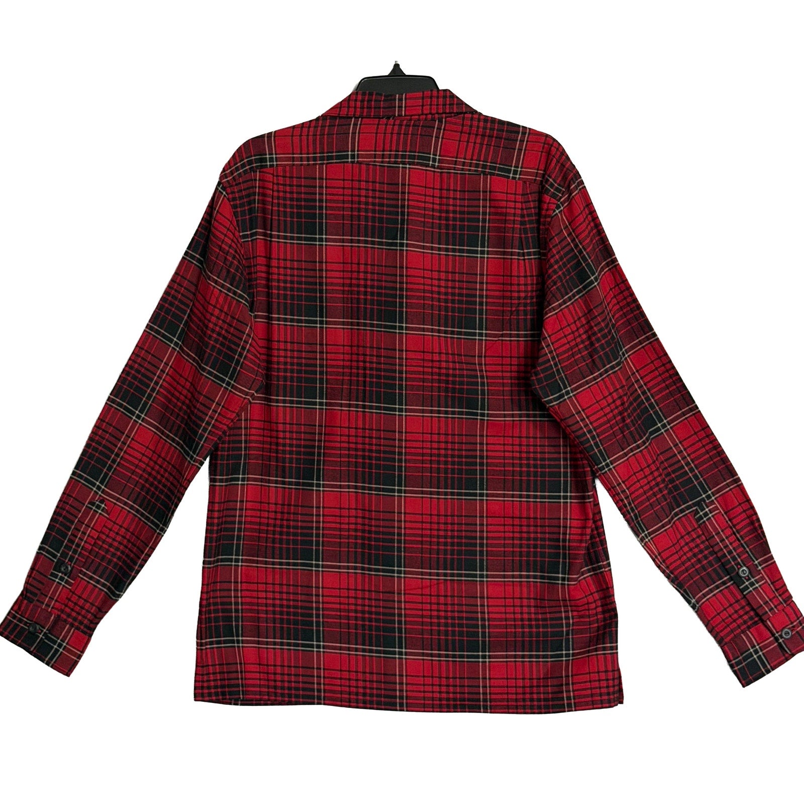 Polo Ralph Lauren Men's Medium Performance Camp Shirt Classic Fit Red Black