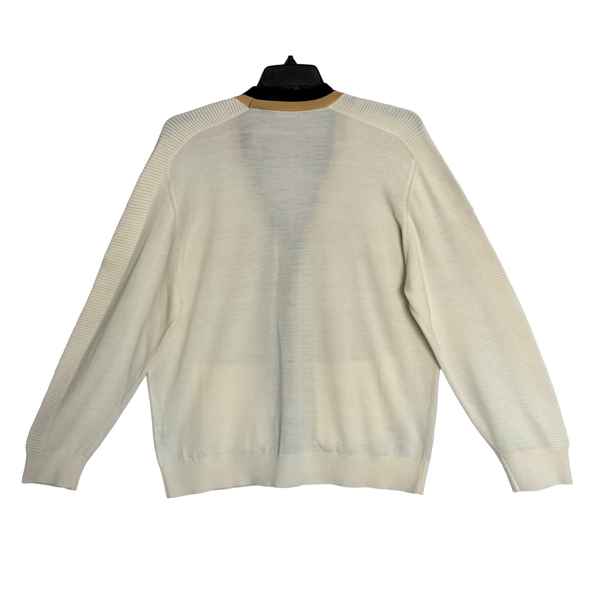 Murano Full-Zip Cardigan Sweater Men's XL "The Murano Show" Retro Look Cream