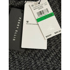 Perry Ellis Sweater Men's LT Big & Tall Yarn Herringbone Crew Neck Black