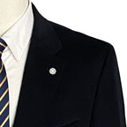 Nautica Sport Coat Men's 44 Regular Brielle Corduroy Dark Blue