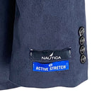 Nautica Sport Coat Men's 40 Long Corduroy Sport Coat Modern Fit Navy Blue