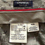 Daniel Cremieux Dress Pant Men's 46R Traveler Raw Hem Comfort Waist Blue
