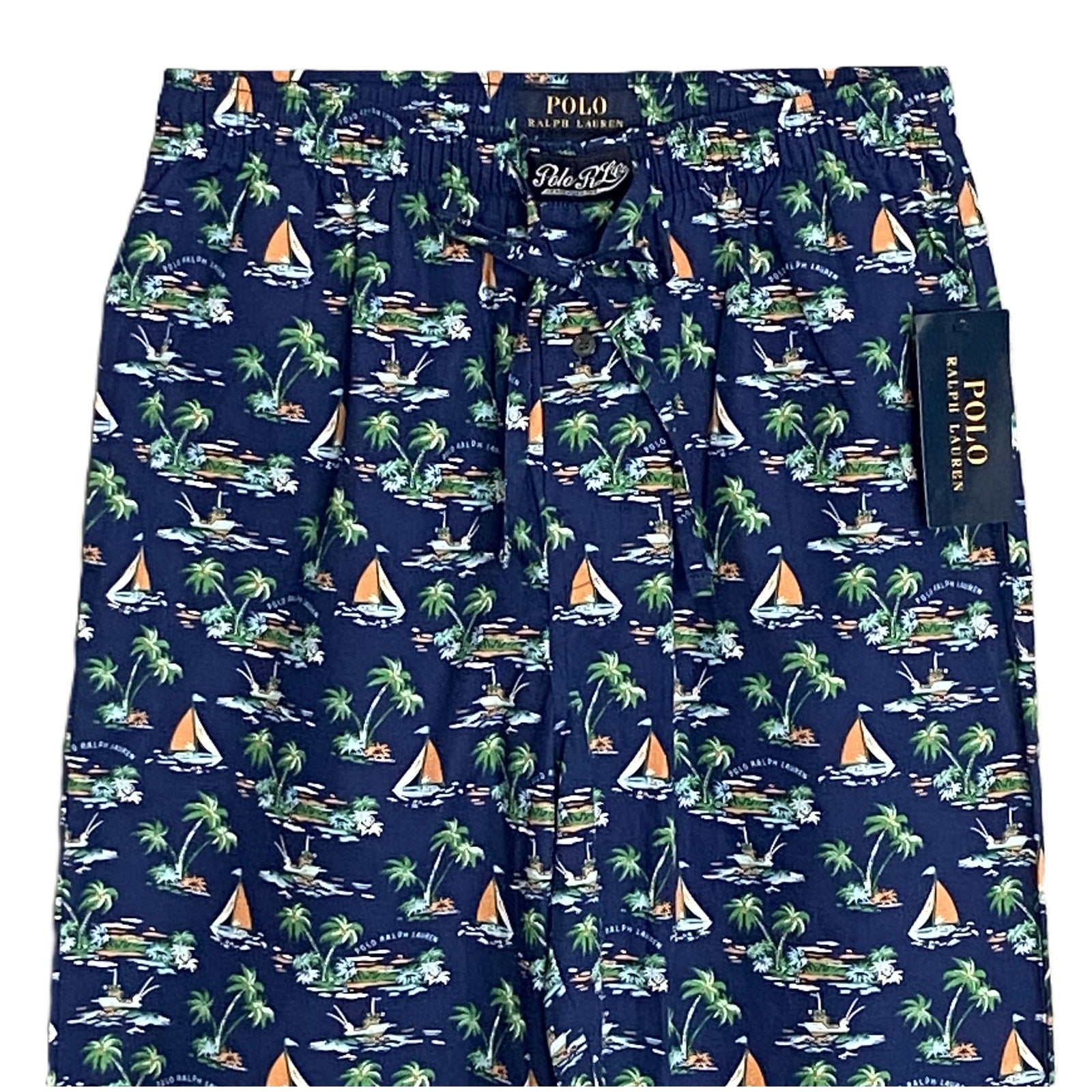 Polo Ralph Lauren Sleep Pant Men's Small Elastic Drawstring Waist Pockets