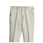 Perry Ellis Portfolio Pants Men's 30"x30" Modern Fit Linen Blend Solid White