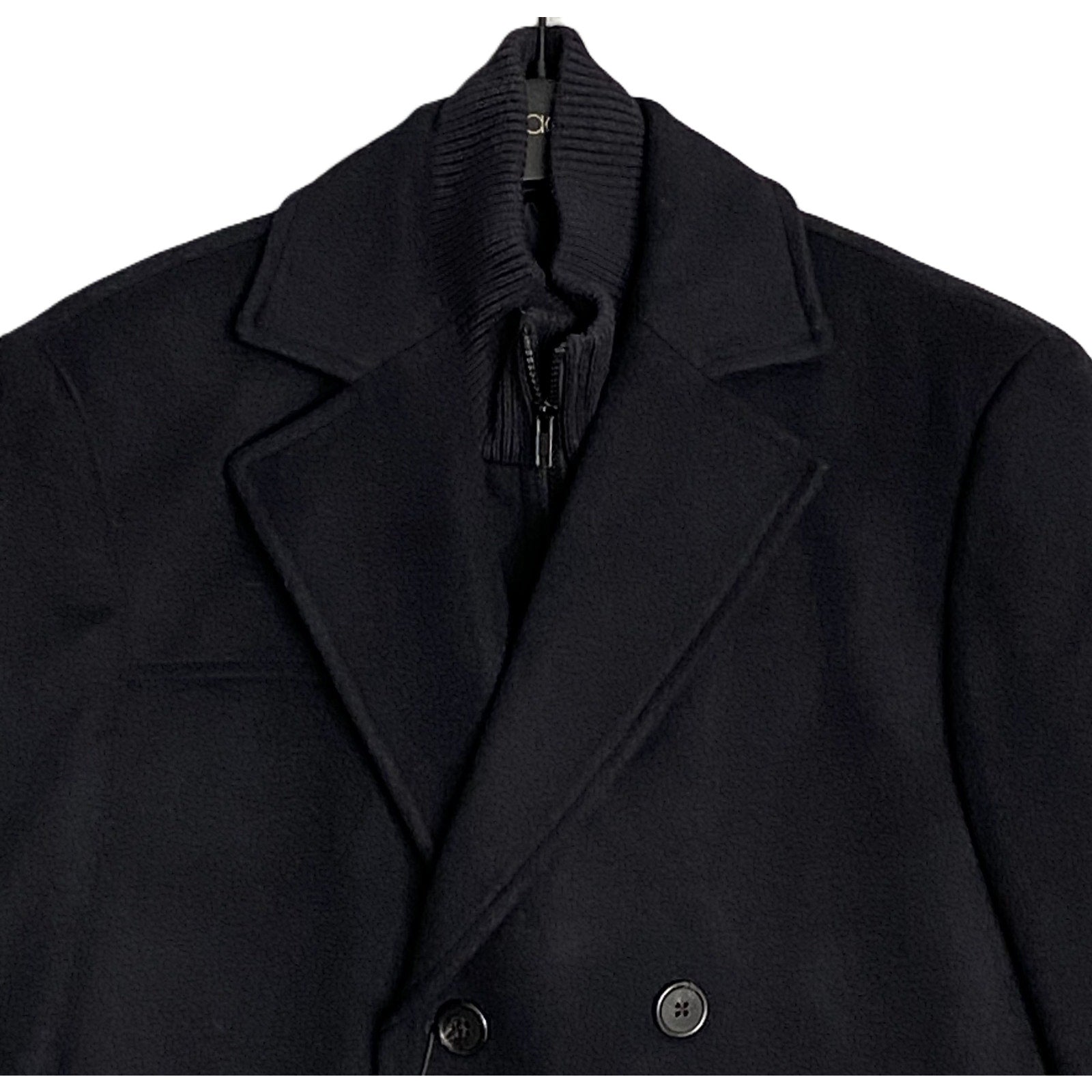 Lauren Ralph Lauren Peacoat Men's 40R Labrada Wool Blend Bib Insert Black