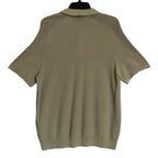Michael Kors Polo Shirt Men's Large Short Sleeve Knit Cotton Dusty Sage