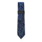 Tommy Hilfiger Men's Tie Paisley Pattern Necktie Blue 3" Silk Blend