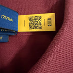 Polo Ralph Lauren Polo Shirt Men's Medium Polo Bear Custom Slim Fit Red