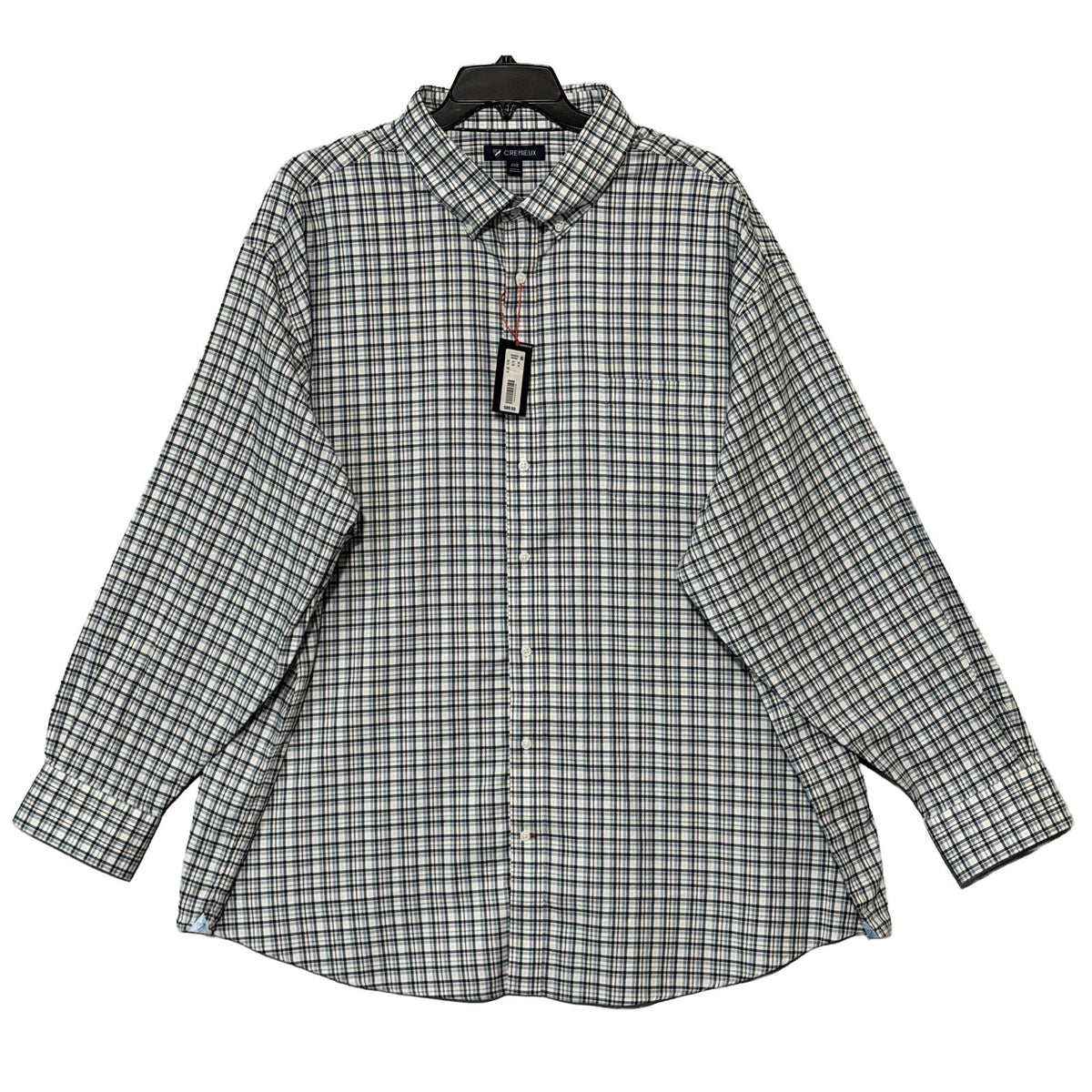 Daniel Cremieux Dress Shirt Men's 4XB Big & Tall Button-Down Stretch Check NWT
