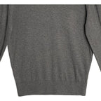 Daniel Cremieux V-Neck Sweater Men's Medium Pima Cotton Cashmere Blend Gray