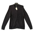 Barefoot Dreams Zip-Front Jacket Men's Large CozyChic Ultra Lite Black
