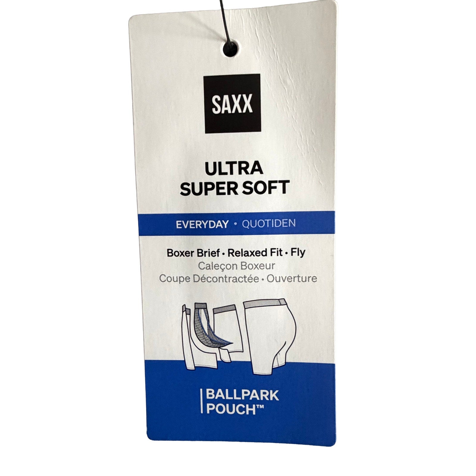 Saxx Boxer Briefs w/Fly Lot of 5 Men's 4XL Ballpark Pouch Fly Multicolor