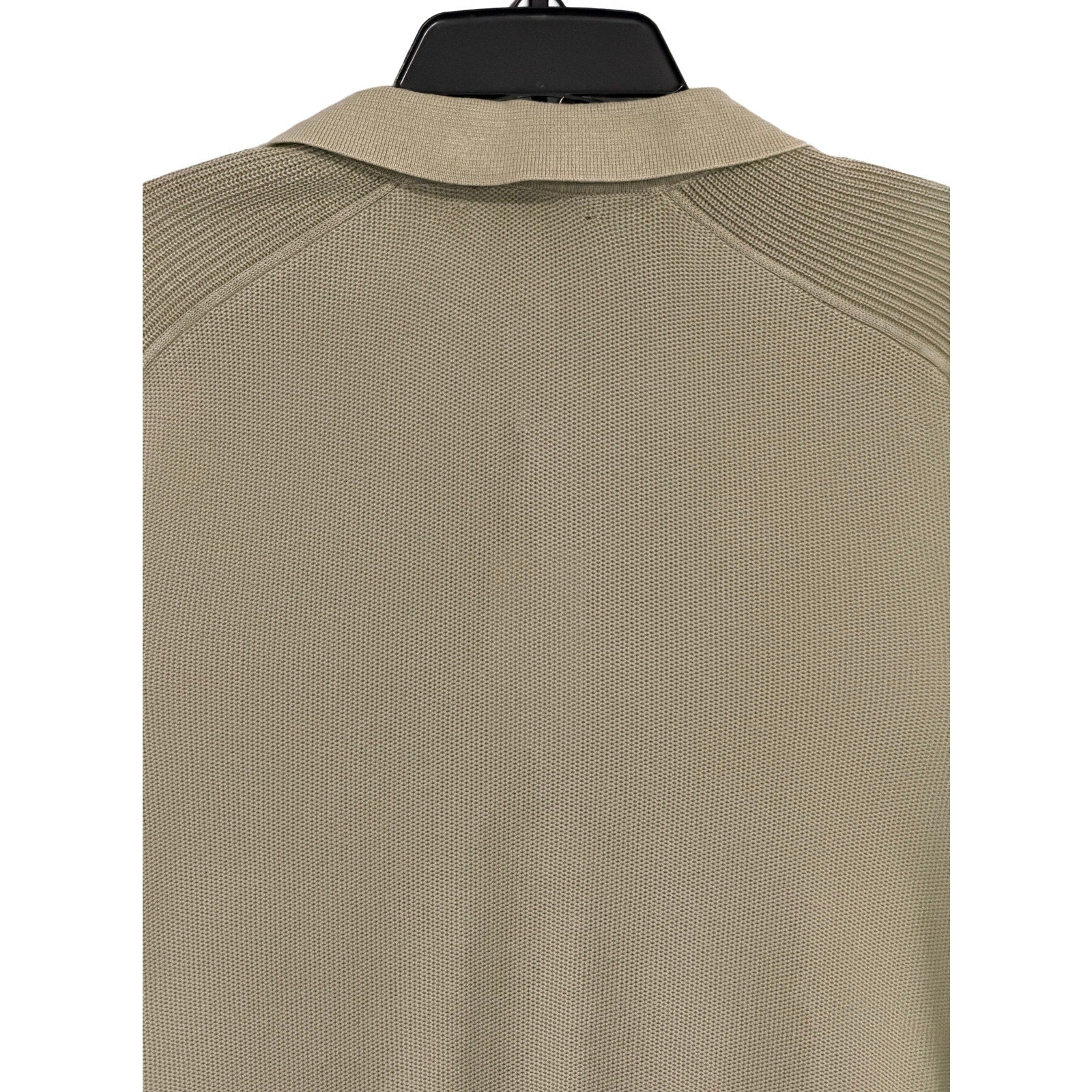Michael Kors Polo Shirt Men's Large Short Sleeve Knit Cotton Dusty Sage