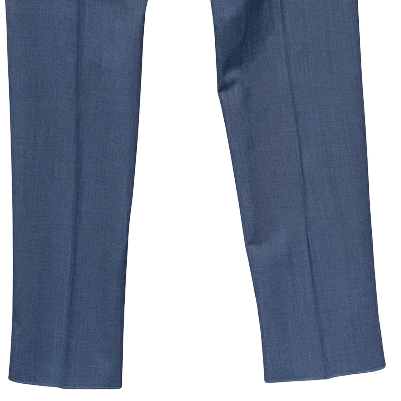 Armani Exchange Dress Pant Men's 30W Flat Front Raw Hem Stretch Wool Blue