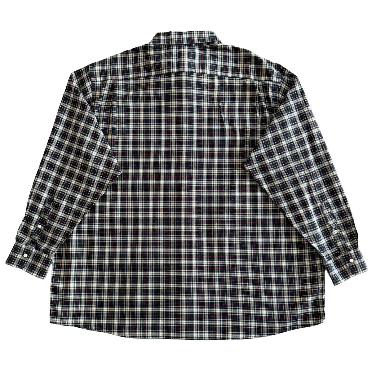 Daniel Cremieux Dress Shirt Men's 4XT Big & Tall Button-Down Stretch Plaid