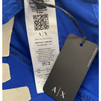 Armani Exchange Icon Logo Baseball Cap Blue w/Black Lettering One Size