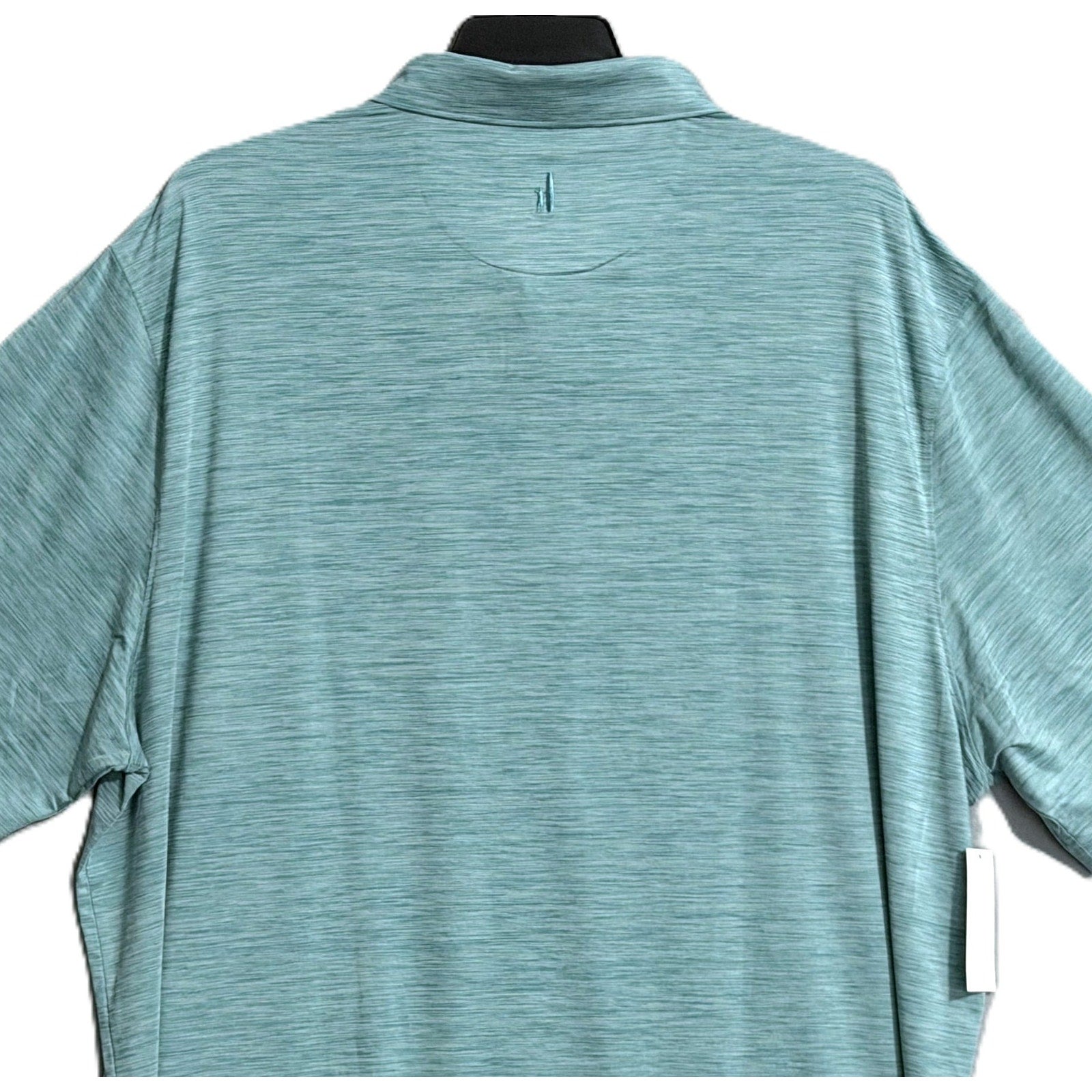 Johnnie-O Polo Shirt Men's 4XLT Big & Tall Short Sleeve Stretch Blue Stripe