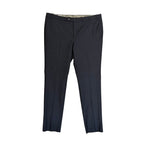 Daniel Cremieux Dress Pant Men's 44R Traveler Raw Hem Comfort Waist Navy