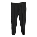 Kenneth Cole Dress Pant Men's 34x30 Slim Fit Stretch Gabardine Solid Black