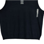 Hart Schaffner Marx Sweater Vest Men's 2XB Big & Tall Wool Navy Heather
