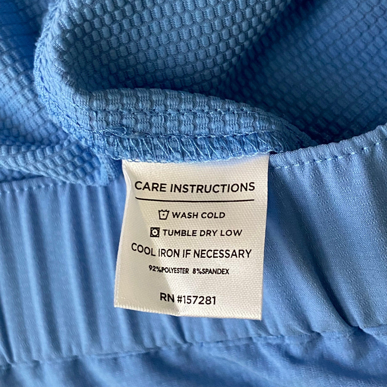 Mizzen+Main Shorts Men's XL Provence Deck Short Stretch Light Blue