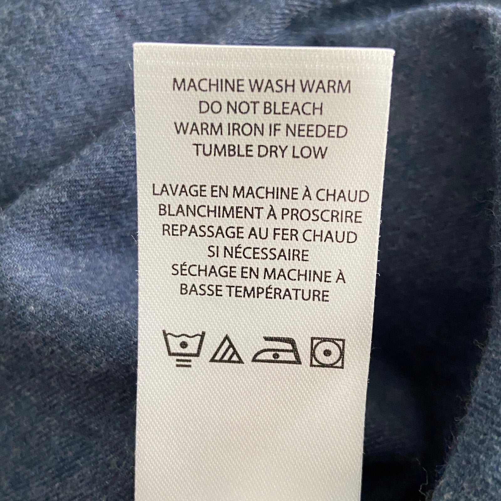 Travis Mathew Men's Small Cloud Collection Flannel Shirt Blue Heather