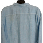Tommy Bahama Linen Shirt Men's 4XLT Long Sleeve Paradise Breezer Blue