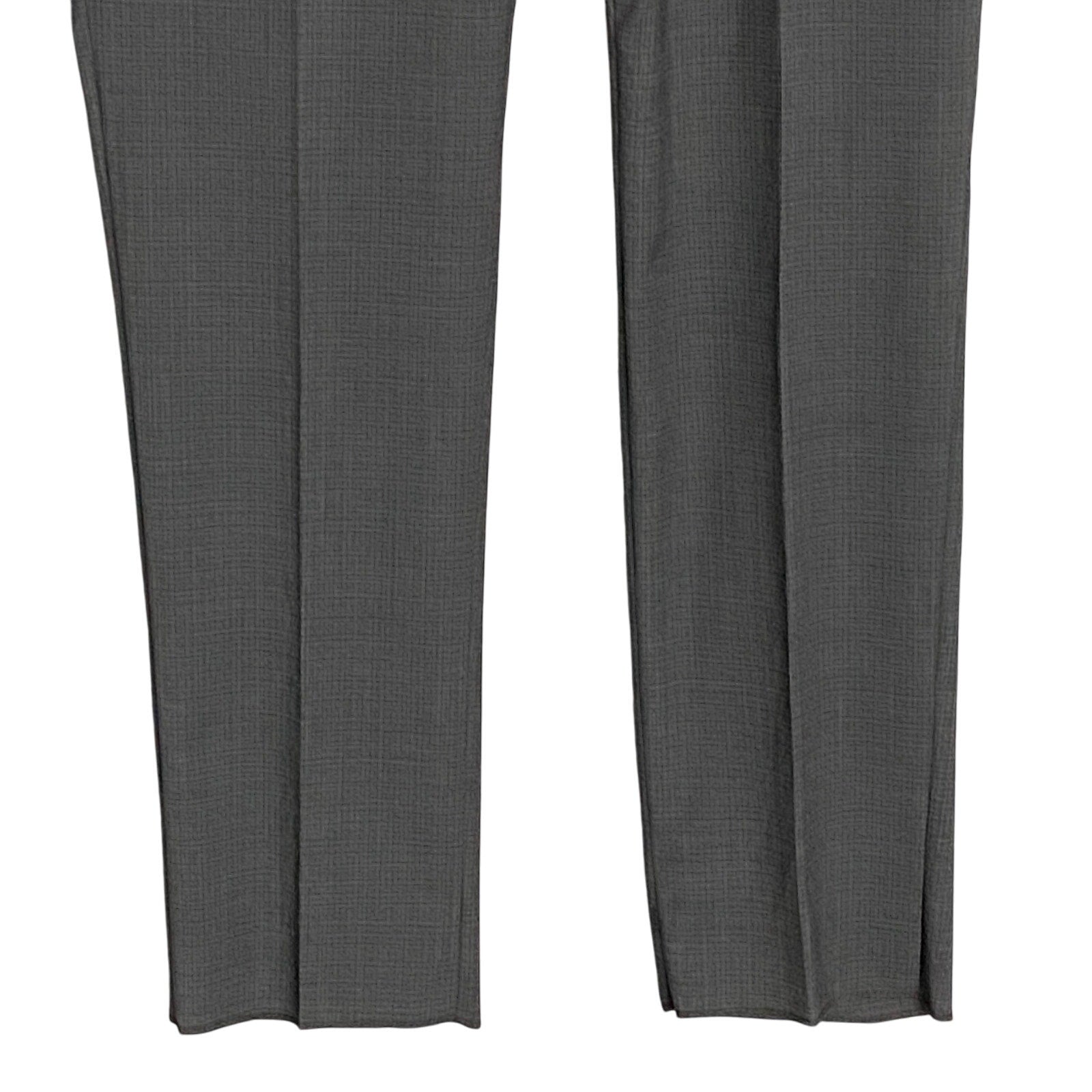 Daniel Cremieux Dress Pant Men's 46R Traveler Raw Hem Comfort Waistband Grey