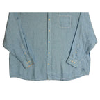 Tommy Bahama Linen Shirt Men's 4XLT Long Sleeve Paradise Breezer Blue