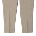 Hart Schaffner Marx Pant Men's 40x30 Dress Pant Platinum New York Fit Beige