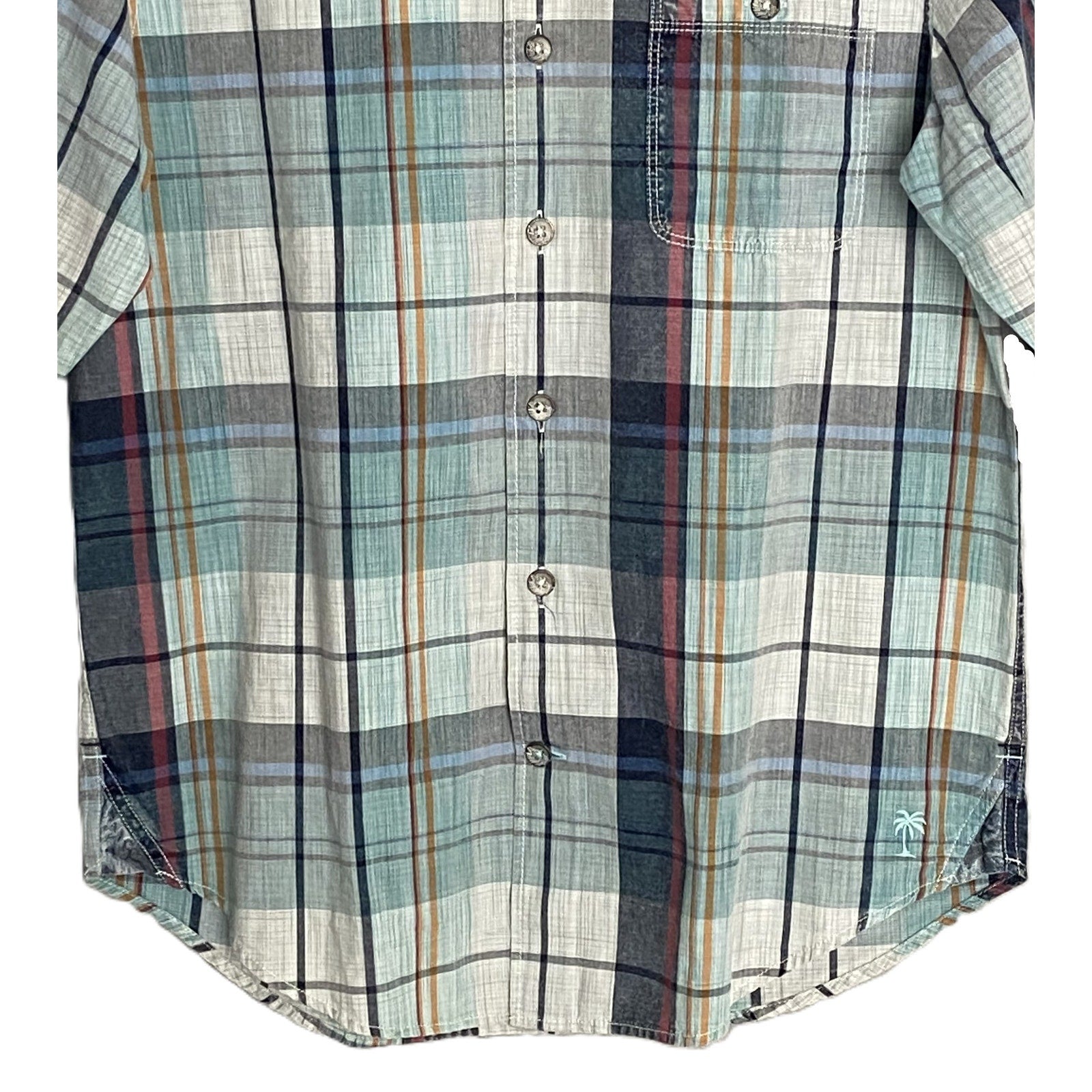 Tommy Bahama Casual Shirt Men's Small Long Sleeve Tortola Sunwash Check